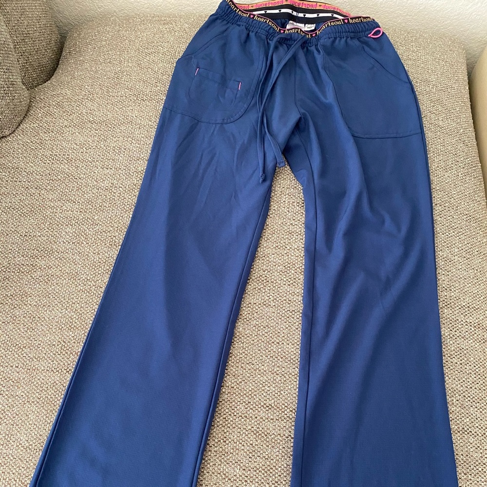 EUC HeartSoul Heartbreaker XS Tall Navy Scrubpants